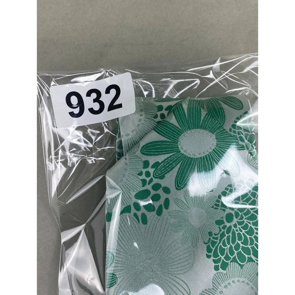EJ Samuel Mens Floral Tie Green Mint Microfiber XLong Wedding Palm Beach 62x4